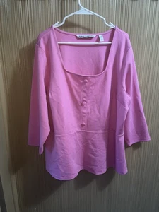 Women’s Plus Size Girls With Curves Pink Shirt Size 2X - Picture 1 of 5