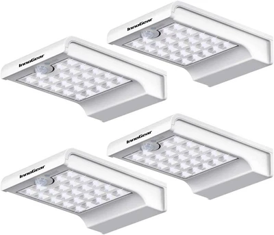 Gutter Lights, 24 Leds Outdoor Solar Lighting Wall Mount Motion Sensor for Secur - Image 1 of 4