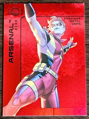 2025 SkyBox Metal Universe Batman #28 Arsenal 25/100 Red PMG Precious Metal Gems - Image 1 of 2
