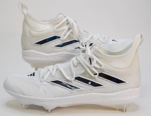 ID1667 Adidas Adizero Afterburner 9 NWV 'White Black Iridescent' | Men's Size 14 - Picture 1 of 6