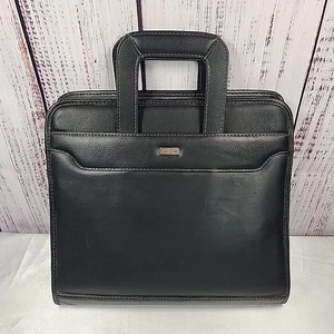 Franklin Covey Day One Attaché Executive Aktentasche Planer Monarch Griffe schwarz - Bild 1 von 10