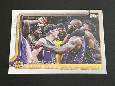2025-26 Topps Showtime! Stars Shine In LA Austin Reaves/LeBron James #293 Lakers Foto 1 de 2