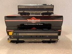 Intermountain HO Scale C & O EMD FP7/F7B Diesel Locomotive Set DC Tested - Picture 1 of 15
