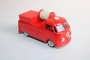 TEKNO camion de pompier Volkswagen Combi N° 408 Réf H43 - Picture 1 of 8