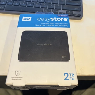 Western Digital Easystore 2TB,External (WDBAJN0020BBKWESN) Hard Drive - Image 1 of 2