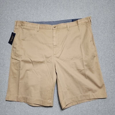 Polo Ralph Lauren New Classic-Fit Chino Shorts Khaki 46B Core Replen Big NWT $98 - Image 1 of 4
