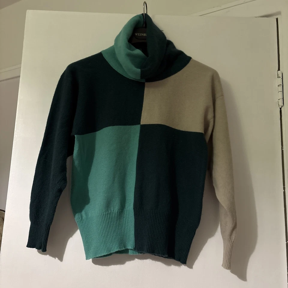 Jersey de lana verde cuello redondo Lyle & Scot pequeño  Foto 1 de 4