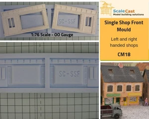 CM18 Single Shop Fronts Mould - Modelleisenbahn Landschaft - Bild 1 von 4