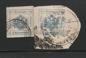 Austria Scott# PR5a Ultramar Pálido Usado en Pieza  - Imagen 1 de 2