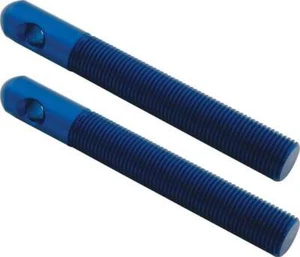 Allstar ALL18509 Hood Pin 1/2 in OD x 4 in Long Aluminum Blue Anodized Pair - Foto 1 di 1