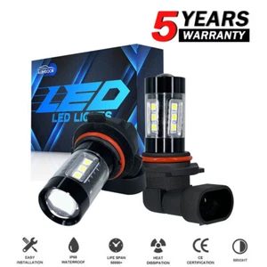 Combo de 4 lados 9006 HB4 LED faros haz alto/bajo kit blanco súper brillante - Imagen 1 de 12