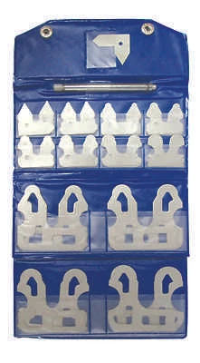 MEDA SUPERIOR IMPORT 9/16 - 1 x 16ths Radius Gage Set - 8 Leaves