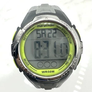 Timex Marathon Sports Watch Men's Women's WR50M Lime Green Water Resistant - Picture 1 of 11