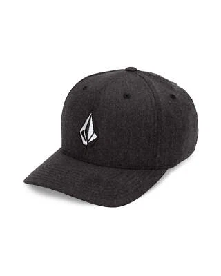 Volcom - Cap - Full Stone Heather FlexFit Hat - Charcoal Heather - Image 1 of 2