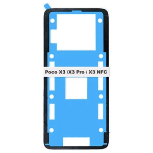 Xiaomi Poco X3/Pro/NFC  Akkudeckel Klebefolie Kleber Backcover Rahmen Adhesive - Bild 1 von 7