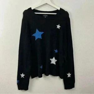 Lucky Brand Women’s Star Intrasia Long Sleeve Pullover Sweater Size XL ... - Picture 1 of 6