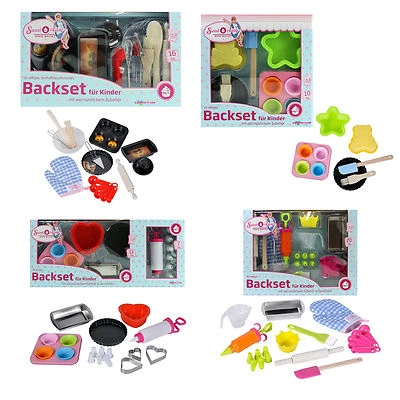 KNORRTOYS Sweet & Easy Silikon Blech Backset für Kinder Kuchen Muffin Formen SET - Bild 1 von 4