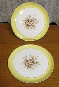 2 Platos de Cena - Cunningham & Pickett - Decorados a Mano - Platos "SUNGLOW" - 10" - Imagen 1 de 5