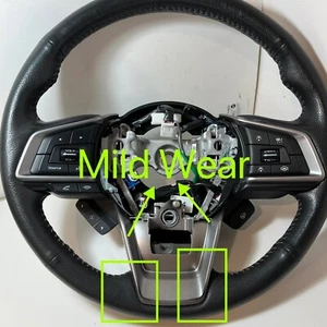 2021 SUBARU OUTBACK HEATED LEATHER STEERING WHEEL W/PADDLE SHIFT OEM - Picture 1 of 19