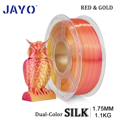 JAYO 10KG 3D Printer Filament 1.1KG/SET 1.75mm PLA PLA+ SILK PETG PLA Meta Wood - Image 1 of 4