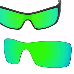 Lenti di ricambio per occhiali da sole Oakley Batwolf verde smeraldo polarizzati UVA&UVB - Foto 1 di 5