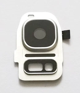 OEM Rear Camera Lens with Frame For Samsung Galaxy S7 G930 / S7 Edge G935~SILVER - Picture 1 of 3