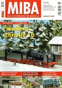 Auswahl: MIBA-DIE EISENBAHN IM MODELL-Jg. 2007-Gleisbau-Modellbau-Lokomotiven - Picture 1 of 5