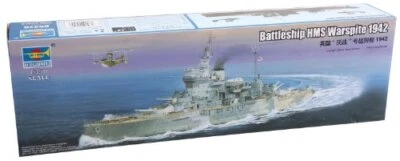 Kit modelo Hms Warspite 1942 clase Queen Elizabeth acorazado británico 1:3 50 Foto 1 de 4