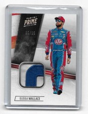2020 Chronicles Racing NASCAR Prime Swatches HOLO SILVER Bubba Wallace 5/25 $$$
