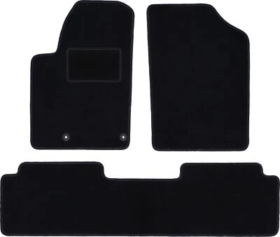 Black Velour Floor Mats for: Peugeot Partner I Estate, Tepee (1997-2010) - Image 1 of 4