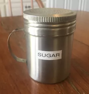 Spice, Salt Pepper Shaker Stainless Steel, 10 oz (can be custom labeled) - Picture 1 of 2