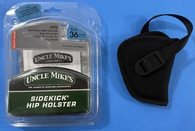 RH UNCLE MIKES SIZE 36 NYLON SIDEKICK HIP HOLSTER 2-3" SMALL 5 SHOT REVOLVERS - Image 1 of 4