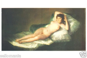 POSTAL GOYA MAJA DESNUDA MUSEO PRADO 210 x 150 mm PAINTING POSTCARD ART TP11607 - Imagen 1 de 1