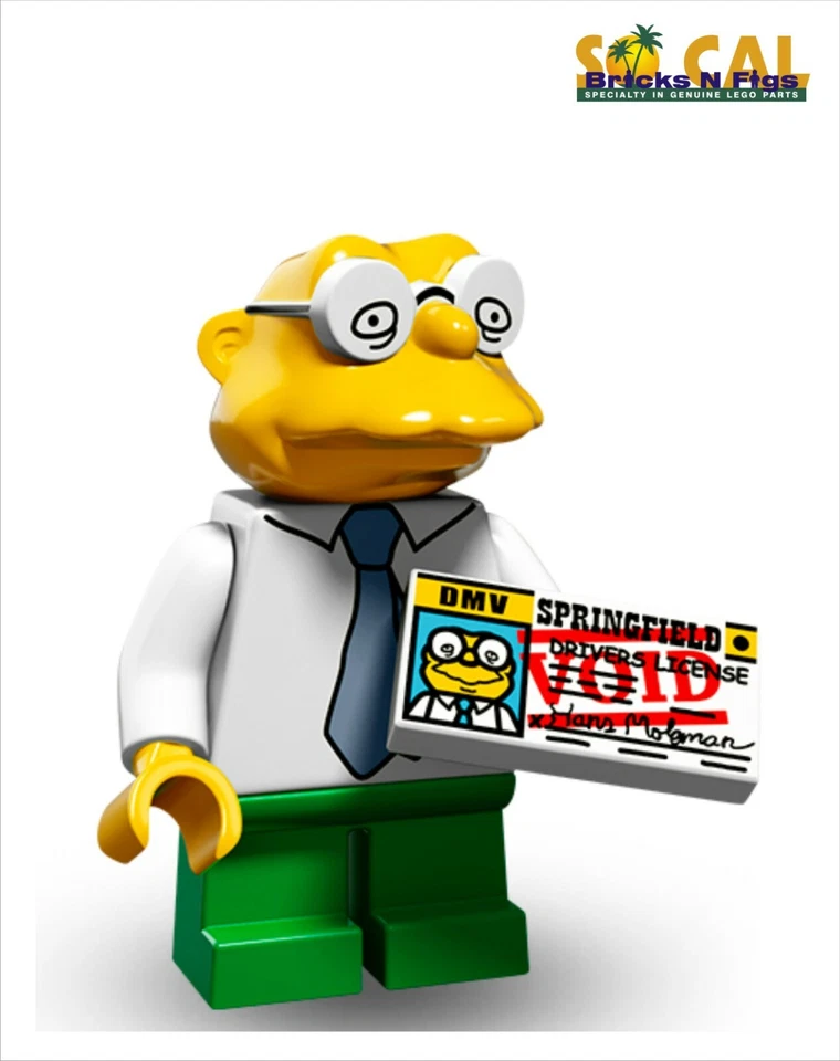 LEGO 71009 Simpsons Series 2 Hans Moleman Unused Code - Image 1 of 1