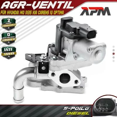 Vanne AGR Pour Hyundai I40 IX35 KIA Carens IV Optima Sportage 1.7CRDI 284102A850 - Photo 1/4