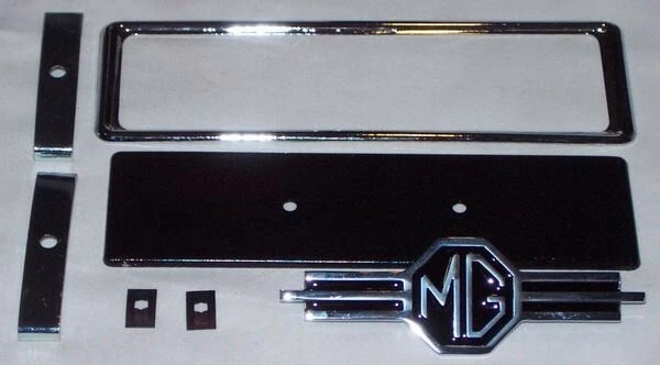 MG RADIO BLANKING PLATE KIT 7pc for MGA, MGB, MG MIDGET  - Image 1 of 1