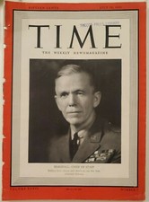 TIME magazine - Marshall: Chief of Staff - July 29, 1940