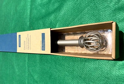 ESTILO Níquel Cepillado 28”-48” X 5/8” Diámetro Juego de varillas para cortinas, jaula para pájaros #1177937 Foto 1 de 4