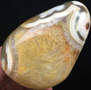 298g ¡EXCELENTE!!! Hermosas muestras de ágata flores pulido natural ip0144 - Imagen 1 de 12