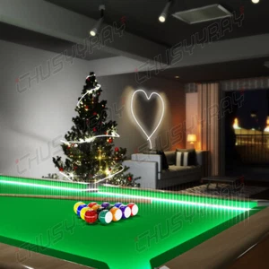 LED RGB Color Changing Lights Remote Bar Billiard Pool Table Bumper - Picture 1 of 9