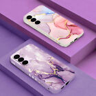 Phone Case For Samsung Galaxy A54 S24 Ultra S23 FE S22 A12 Silicone Marble Cover