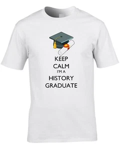 History Graduate Mens T-Shirt Graduation University Subject Historian Gift Cool - Picture 1 of 1