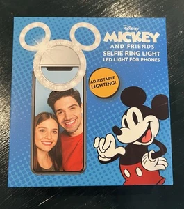 Disney Mickey Mouse et ses amis anneau selfie lumière LED pour téléphones portables - Photo 1 sur 1