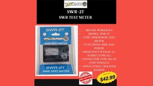 New Workman SWR-2T SWR Prüfgerät - Bild 1 von 4