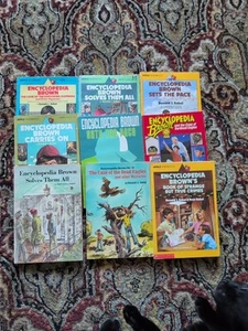 Lot of 9 Encyclopedia Brown Donald Sobol Mystery Detective PB Books - Picture 1 of 11