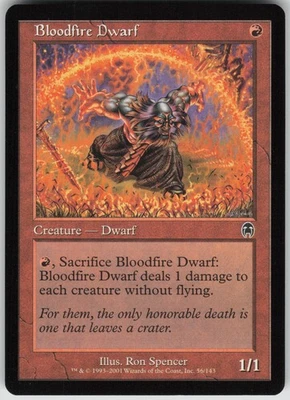 Bloodfire Dwarf C Apocalypse 56 NM - Image 1 of 2