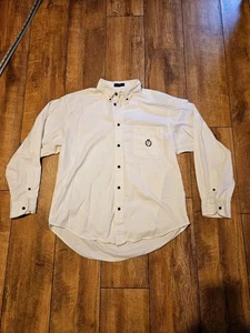 Camisa Vibtage Chaps Ralph Lauren Cresta Bordada Talla XL Hecha en Sri Lanka  - Imagen 1 de 10