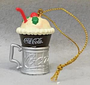 Coca~Cola  CHERRY FLOAT  CHRISTMAS HOLIDAY ORNAMENT - Picture 1 of 6
