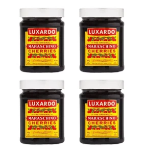 🔥LUXARDO THE ORIGINAL MARASCHINO CHERRIES - 400G JAR - 4 PACK🔥 - Picture 1 of 17