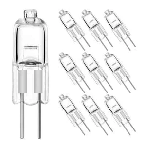 10 piezas, Bombilla halógena G4 12V, 5W, 10W, 20W, 35W, 50W, G4 Bombillas halógenas Luz Gl... - Imagen 1 de 6